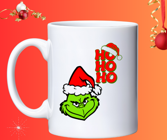 15 oz Funny Grinch Christmas Mug.