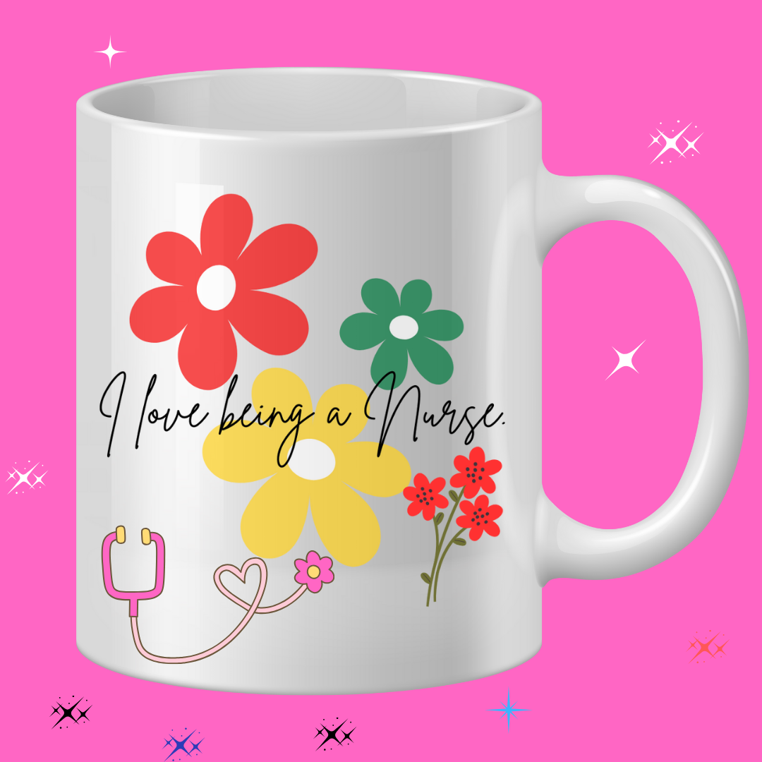 15 oz Super Nurse Coffee Mug | Nurse Appreciation Gift | Nurse Day Present, beautiful and unique RN Hero design.