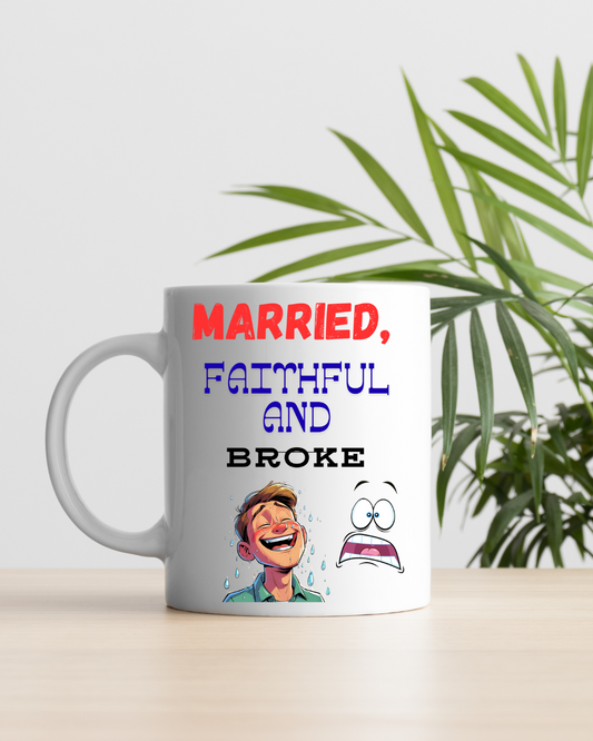 Customized ceramic mug, 15 oz.