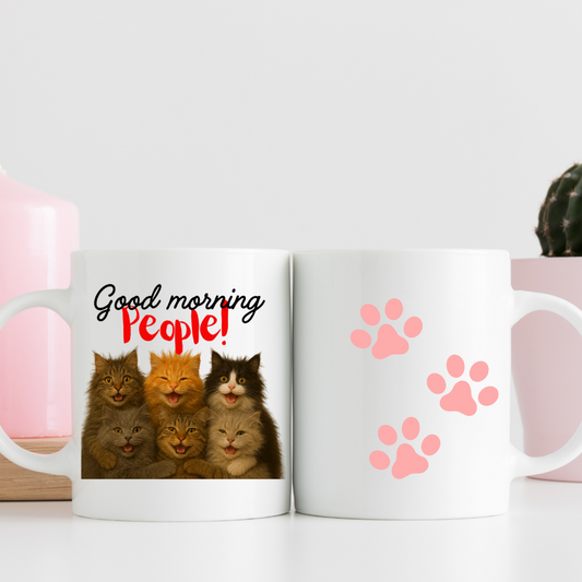Cat lovers mug, 15oz.